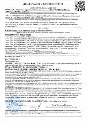 Предпросмотр: Декларация о соответствии № РОСС RU Д-RU.РА01.В.29215/25