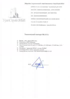 Предпросмотр: Технический паспорт № 217/1