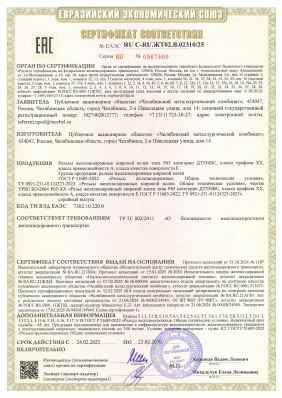 Предпросмотр: Сертификат соответствия № ЕАЭС RU C-RU.ЖТ02.В.02310/25