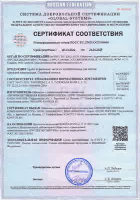 Предпросмотр: Сертификат соответствия № РОСС RU.32623.ОС03.00688