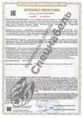 Предпросмотр: Сертификат соответствия № ЕАЭС RU С-RU.АГ67.В.00249/25
