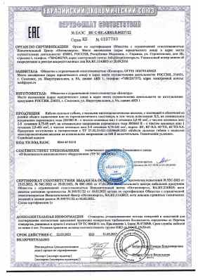 Предпросмотр: Сертификат соответствия № ЕАЭС RU C-RU.АЖ03.В.00337/22