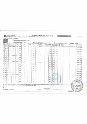 Предпросмотр: Сертификат качества № 130-33713