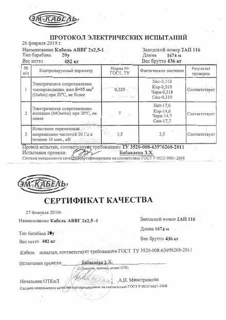 Предпросмотр: Протокол испытаний