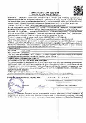 Предпросмотр: Декларация о соответствии № РОСС RU Д-RU.РА01.В.31981/24