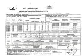 Предпросмотр: Сертификат качества № JXC1405080685