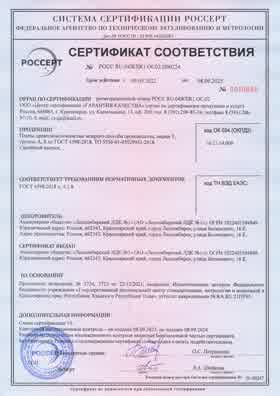 Предпросмотр: Сертификат соответствия № РОСС RU.04ЖЗЖ1.ОС02.Н00224