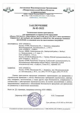 Предпросмотр: Заключение № 03-2022