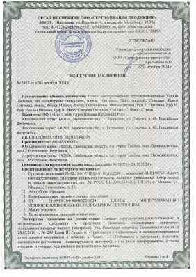 Предпросмотр: Экспертное заключение № 5457
