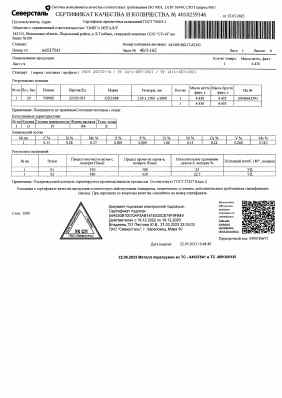Предпросмотр: Сертификат качества № 4010239146