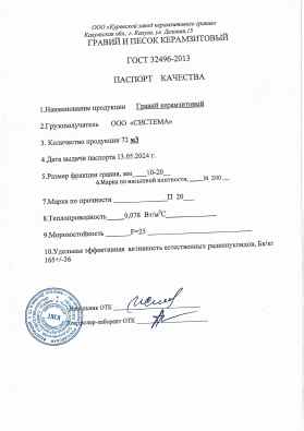 Предпросмотр: Паспорт качества
