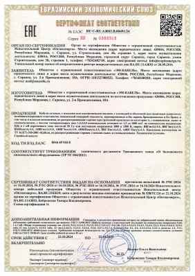Предпросмотр: Сертификат соответствия № ЕАЭС RU C-RU.АЖ03.В.00491/24