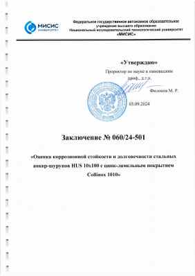 Предпросмотр: Заключение № 060/24-501