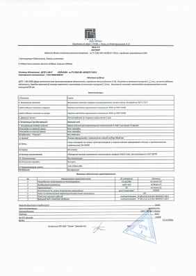 Предпросмотр: Паспорт на изделие № 01358