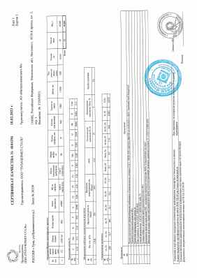 Предпросмотр: Сертификат качества № 4844196