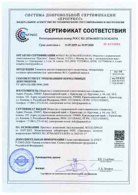 Предпросмотр: Сертификат соответствия № РОСС RU.32766.04ПГС0.ОС02.02714